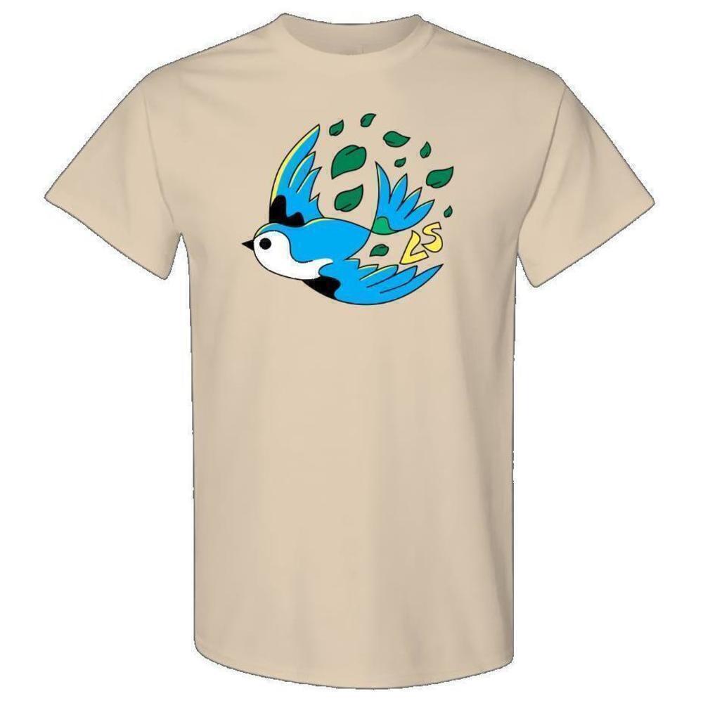 Sparrow And Spinach Whimsical Illustration Art Classic T-Shirt